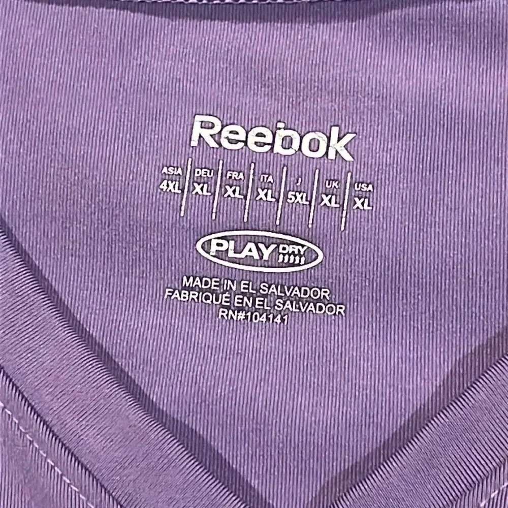 🍀2/$22 Athletic Top Bundle Two Purple Shirts One Gray 1/4 Zip Womens Size Large - Picture 7 of 11